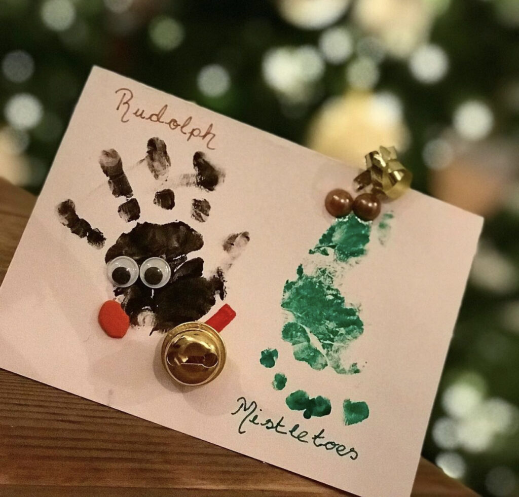 Handprint Christmas Cards